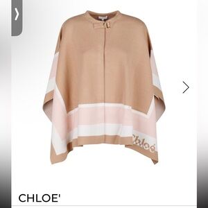 Chloe Tan and Pink Poncho